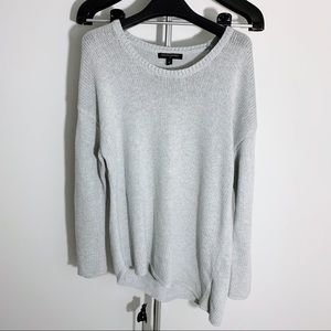 Banana Republic Grey Asymmetrical Sweater